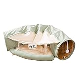tunel cama 🐱 PROMESA DE SATISFACCIÓN - ¿No estás 100% satisfecho? Entonces envía el lugar de descanso para tu mascota de vuelta gratis y te devolveremos el dinero sin ningún tipo de peros. ¡Sin ningún riesgo! La sede de la empresa en Alemania
