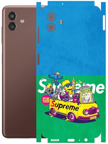 Image of AtOdds - Full Body Back Screen Guard Protector Film - Lamination Wrap Skin Sticker Compatible with Samsung Galaxy M13 (5G) | Scratchproof Matte Finish (Simps)