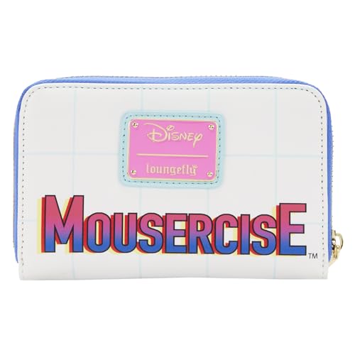 Loungefly DISNEY MOUSERCISE ZIP AROUND WALLET3