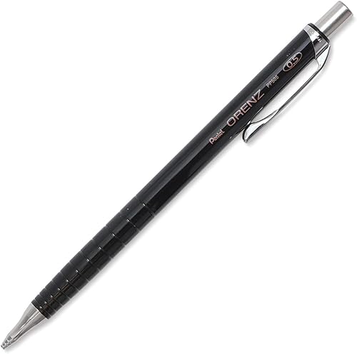 Miniatura 3 de Pentel Arts Orenz - Portaminas de 0.008 in, barril blanco, paquete de 1 (PP502WPABP)