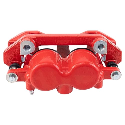 Image of TRQ Performance Front Driver and Passenger Side Brake Caliper Set Compatible with 05-08 Dodge Dakota 06 Ram 1500 with 5 Lug Wheels 07-08 Ram 1500 with 5 Lug Wheels 06-09 Mitsubishi Raider