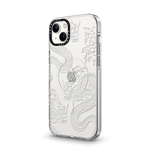 Coque iPhone 14 Plus CASETiFY Dragons protection militaire 2m MagSafe