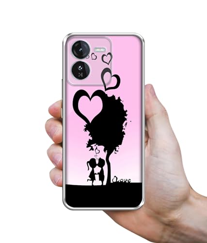 Image of Sweet Love Design Printed Silicon Soft TPU Back Case Cover for iQOO Z9 5G, Multicolour
