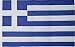 Green Grove Products Greece 2' x 3' Ft 210D Nylon Premium Outdoor Embroidered Greek Flag