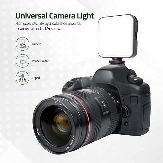 Image of Portable Mini LED Selfie Beauty Light - Universal Dual Photography Lamp for Mobile Phone, Video Shooting, Makeup - Live Streaming & Professional Vlogging Lighting