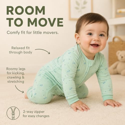Image of Toddler Sleep Sacks for 2t-3t, 1 Pack Baby Wearable Blanket with Feet, Long Sleeve Breathable Sleep Sacks for Baby Boys and Girls