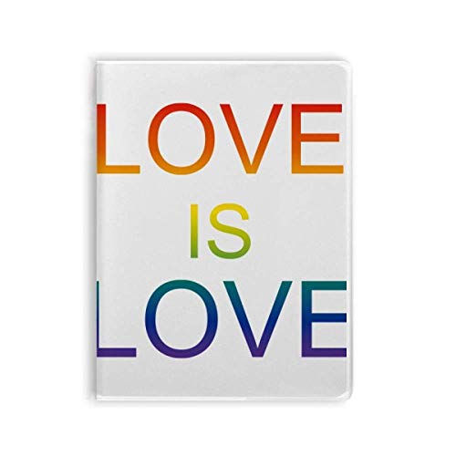 Carnet LGBT Love is Love pour ecrire vos pensees au cafe ou au bureau