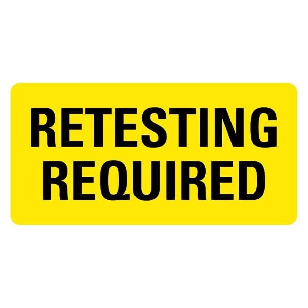 LabelValue.com | RETESTING Required Medical Labels LV-MQC13