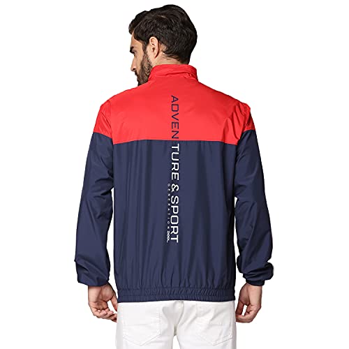 Image of ZEEL Men'S Winter Bike Jackets | Sport Wear For Trekking Jogging & Wind cheater | Thermal Hybrid Jacket | Cycling Jackets For Men Regular Fit | Olive SkyBlue | XXL | MW103
