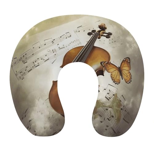 Almohada de viaje U espuma viscoelástica 30x25 cm