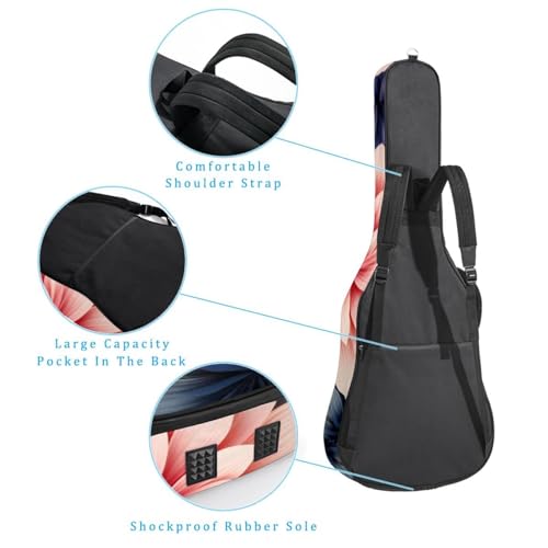 JRHEJTFZ Housse pour guitare acoustique de 1,9 cm d’épaisseur – Imperméable – Durable et élégant – Motif pétales de fleurs – Aquarelle, Multicolore 5., 42.9×16.9×4.7 in, Motif imprimé tendance - Les Beatles, Paul McCartney, John Lennon, RIngo Starr, George Harrison JRHEJTFZ Housse pour guitare acoustique de 1,9 cm d'épaisseur - Imperméable - Durable et élégant - Motif pétales de fleurs - Aquarelle, Multicolore 5., 42.9x16.9x4.7 in, Motif imprimé tendance – Image 4