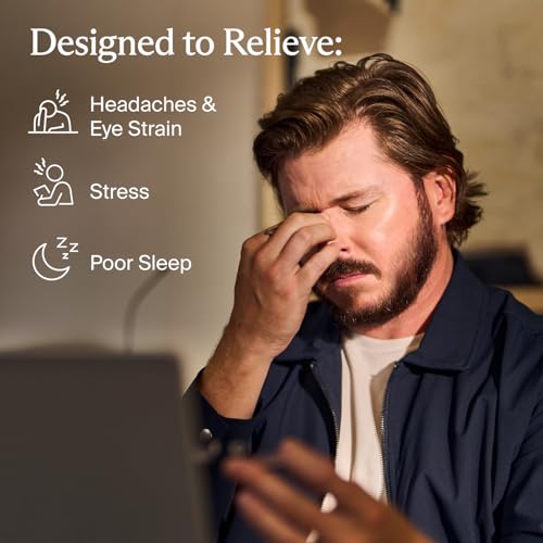 Therabody SmartGoggles (2nd Generation) Heated Eye Mask & Eye Massager - Blackout Sleep Mask & Temple Massage for Personalized Relaxation, Stress Relief & Headache Relief - Thumbnail 3