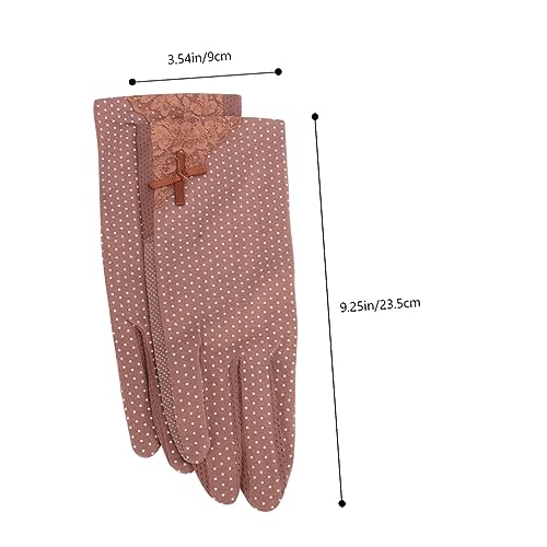 Guantes de verano con pantalla táctil transpirables en gasa y algodón mullido 2