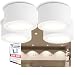 Produktbild SSC-LUXon CELI-X Aufbau Spot LED flach weiß 4er Set große Lichtfläche LED GX53 neutralweiß 3W 230V - Deckenspot rund Ø 95mm