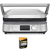 Cuisinart GR-5B Series Griddler Five with 1 YR CPS Enhanced Protection Pack