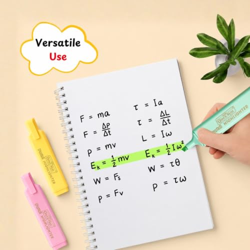 Image of Soni Officemate Pastel Highlighters | 5 Smoothing Shades Hilighter Pouch Pack | Flexible Line Width | Quick Drying & Smudge Proof Pastel Ink | Non-Toxic | Safe for Children's | Chisel Tip | Pack of 1