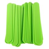 minkissy 25Pcs Reusable Plastic Tongue Depressors for Oral Smooth Edges Durable Scrapers for Adults for Pediatric Use DIY Projects