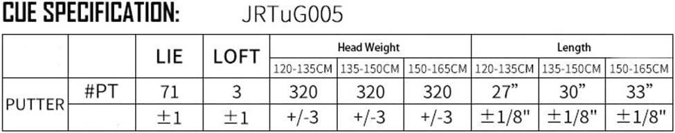 Golf Push Rod Beginner Golf Club Putter for Junior Height 120-165cm Right Handed Golfers Enhance Kids Golf Putt Game