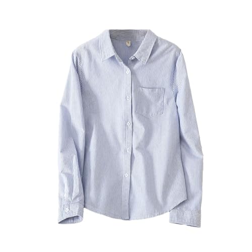 Chemisier Oxford à manches longues Kelsiop femme coupe confortable ajustée