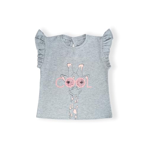 Image of YUV 100% Cotton Infant Baby Girls Printed Tshirts, Pack of 5