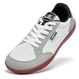 HOBIBEAR Barefoot Shoes | Minimalist Zero Drop Sneakers | Lightweight for Running, Walking & Gym White, 11 Wide Women/10 Wide Men
