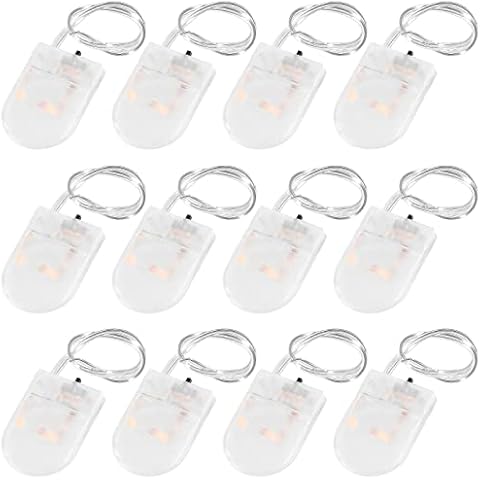 AOICRIE 12PCS 1X 3V CR2032 Battery Holder Coin Button Cell Battery Holder Case with ON/Off Switch Lead Wire Type (Transparent) Cover