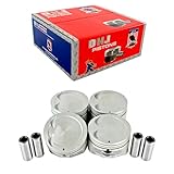 DNJ P129.40 Oversize Piston Set for 2001-2011 Hyundai Kia Accent Rio Rio5 1.6L L4 16V DOHC 1599cc