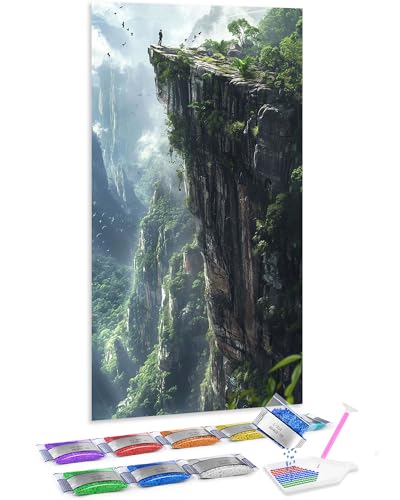 Manualidades para adultos Jumpdot contra el estrés: kit de pintura de diamantes 5D, 70x40 cm