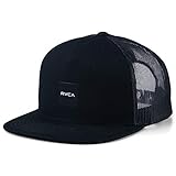 RVCA Men's Transfer II Trucker HAT, Black, One Size