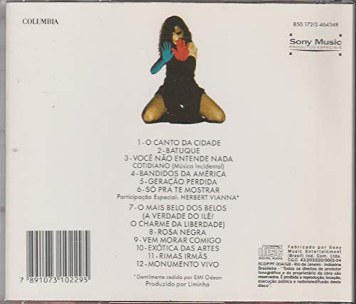 Daniela Mercury - Cd O Canto Da Cidade - 1992