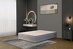 Bed Centre Tweed Grey Flexby Divan Bed Base – Upholstered Platform with Optional Headboard & Storage Drawers | Single, Small Double, Double, King & Super King | UK Made, Durable, Modern Design