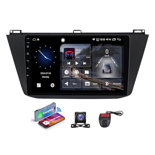 Autoradio Android 13 pour remplacer l'écran d'origine Tiguan 2 avec 4G