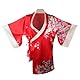 TINAYAUE Frauen Sexy japanische Schlafanzüge Traditioneller japanischer Kimono Pyjama Leichtes Pyjama Set mit Fliege Bedruckter Kimono Bademantel Rollenspiel Dessous Set Geisha Cosplay Unterwäsche
