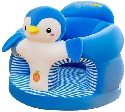 Baby Support Seat Baby Sofa Chair for Sitting Up Newborn Lounger Soft Infant Seats Armchair Gift for 3-12 Months Baby Boys Girls (Style -6) (Blue)