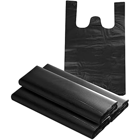 Small Bin Bags, Strong Trash Bin Bag, Black Bin Liners Unscented Waste Paper Basket Liners Plastic Garbage Bags for Bathroom Kitchen Living Room Office (3 Rolls 120 Counts) Cover