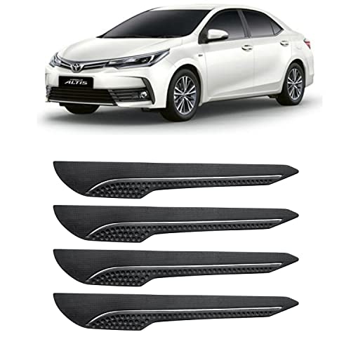 Image of AOSIS-Car Bumper Protector /Bumper Guard for Toyota Altis with Single Chrome Stripe (4-Pcs)