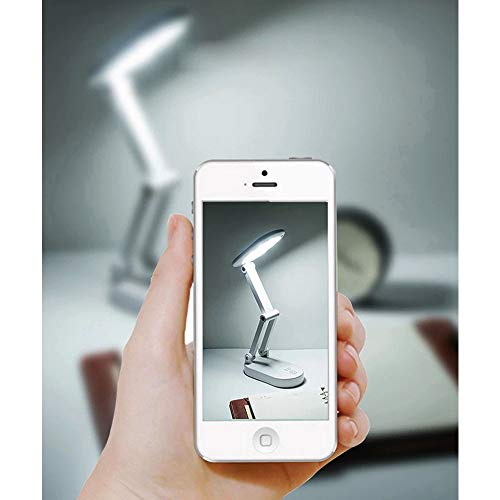 Luminaria de Mesa Touch Dobrável Abajur Sem Fio LED Articulada Recarregavel Iluminaçao Lampada 3 Fun