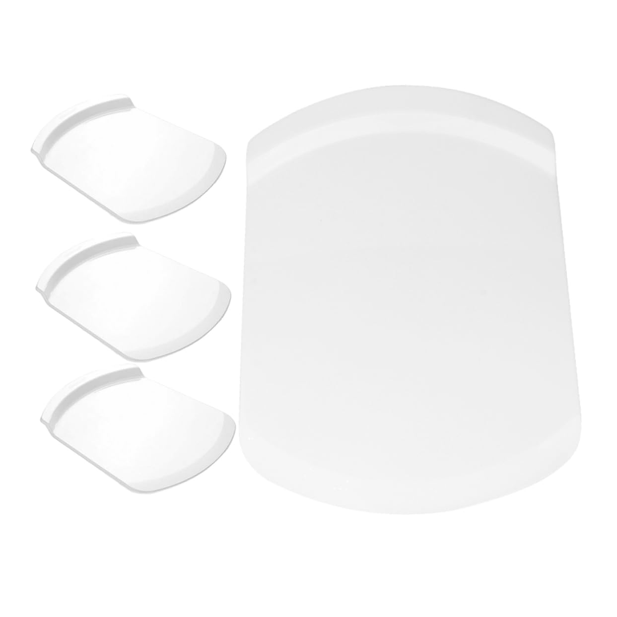 Wakauto 4Pcs Cake Shovel Versatile Cake Lifter Pizza Transfer Tray Smooth Edges for Scratch Prevention for Baking Pies and Cookies Kitchen Gadget Essentials