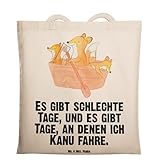 Mr. & Mrs. Panda Tasche Fuchs Kanufahren - Geschenk, Beutel, Schultertasche, Kanu fahren, Kanutour, Schule, Paddeltour, Stoffbeutel, canvas, Kanuverleih, Laptoptasche, Einkaufsbeutel