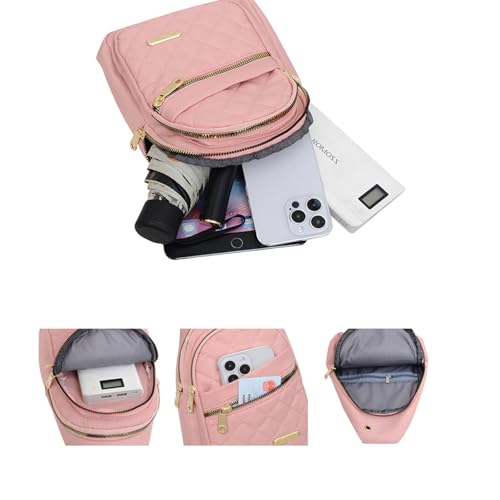 Mochila Sling impermeable unisex para senderismo y uso casual miniatura 6
