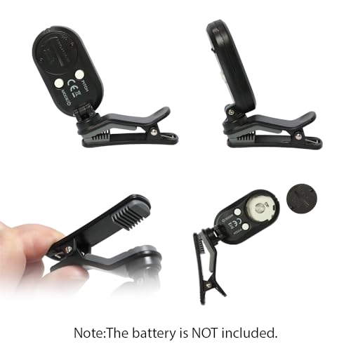 KOCAN Accordeur de guitare à clipser pour guitare chromatique basse, violon, ukulélé, écran d’affichage LCD couleur, accordeur de guitare portable avec clip rotatif pliable, fonction d’arrêt automatiq - Les Beatles, Paul McCartney, John Lennon, RIngo Starr, George Harrison KOCAN Accordeur de guitare à clipser pour guitare chromatique basse, violon, ukulélé, écran d'affichage LCD couleur, accordeur de guitare portable avec clip rotatif pliable, fonction d'arrêt automatiq – Image 3