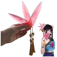 3-Piece 5 Inches Translucent Pink Soft Plastic Dagger Props Safe and Cut-Proof for Zoey Cosplay and Halloween Party