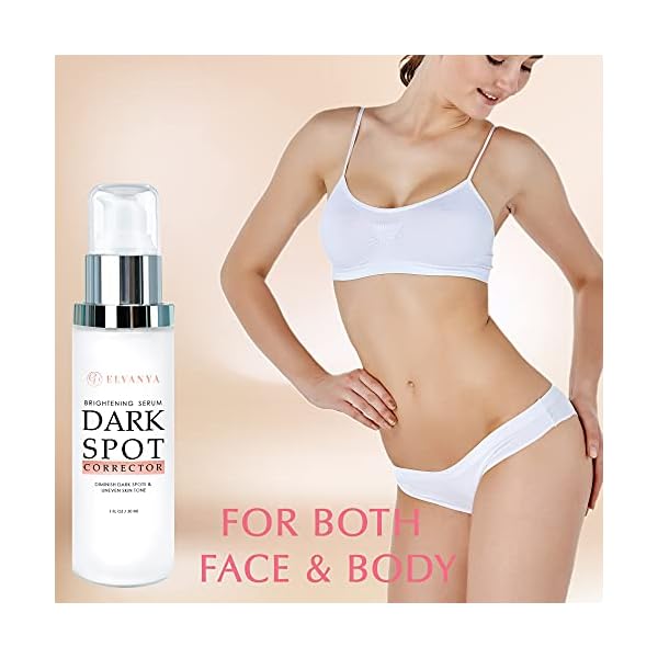 Dark-Spot-Remover-Corrector-for-Face-Body-Dark-Spot-Melasma-Hyperpigmentation-Sunspots-Treatment-Advanced-Ingredients-Kojic-Acid-Salicylic-Acid-Azelaic-Acid-and-Vitamin-C Dark Spot Remover Corrector for Face & Body - Dark Spot, Melasma, Hyperpigmentation & Sunspots Treatment - Advanced…