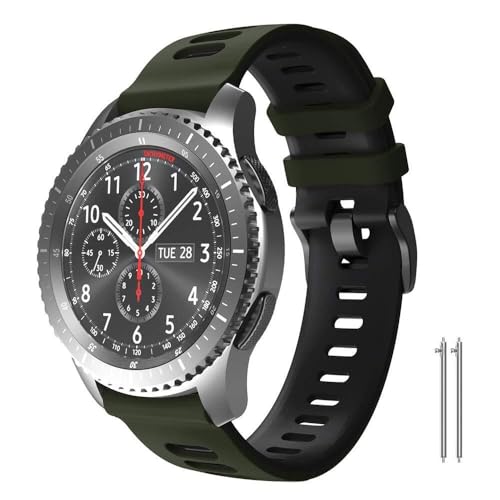 Bracelet 22mm pour Gear S3 Frontier GUMMMY contre les irritations de peau
