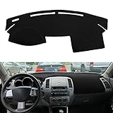 Yiz Dash Cover Mat Custom Fit for Nissan Altima 2005 2006 Dashboard Cover Pad (05-06 Black) J57