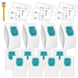 YTUGIL 12 bolsas de aspiradora compatibles con Miele Guard L1 S1 M1, para Miele...