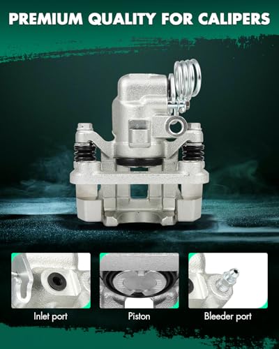 Image of SCITOO 18B4824 Rear Right Disc Brake Caliper Assembly w /Bracket For Ford For Mustang 1999-2004