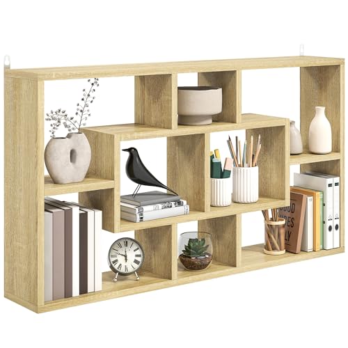 HOMCOM Estante de Pared Decorativo Estantería