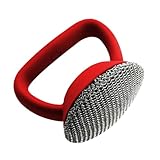 Toyvian Spazzola per Pentole in Acciaio 316 con Manico Lungo Rete ad Alta Densità Spazzola per la Pulizia di Padelle Forni e Piatti Manico Ergonomico con Foro per Appendere