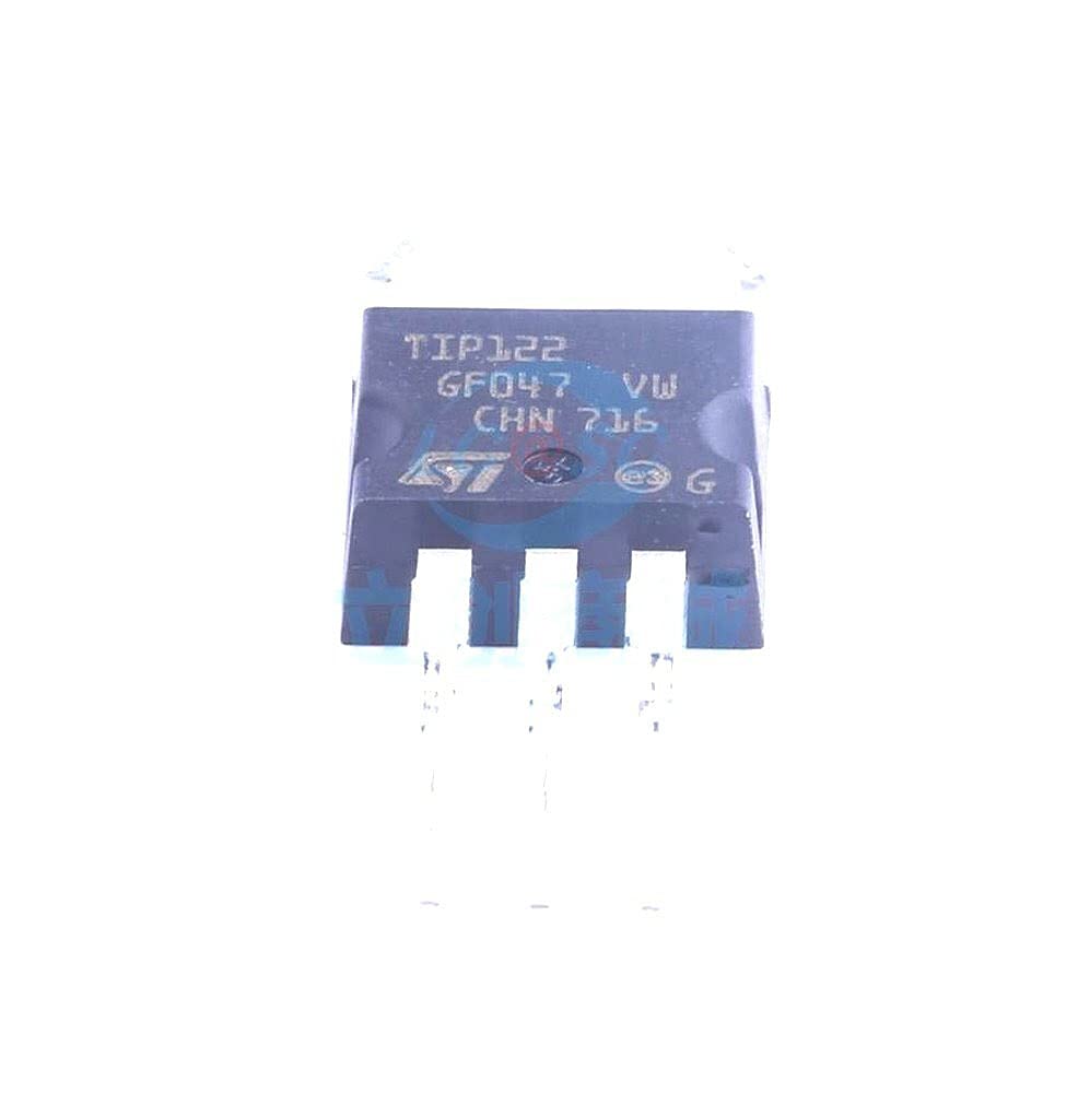 5 Pcs Darlington Tube TIP122 Thick Sheet TO-220 (TO-220-3) TIP122